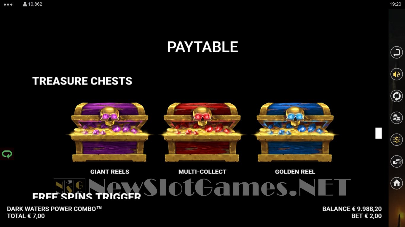 Dark Waters Power Combo Slot Slot Image in Demo - pic. 7