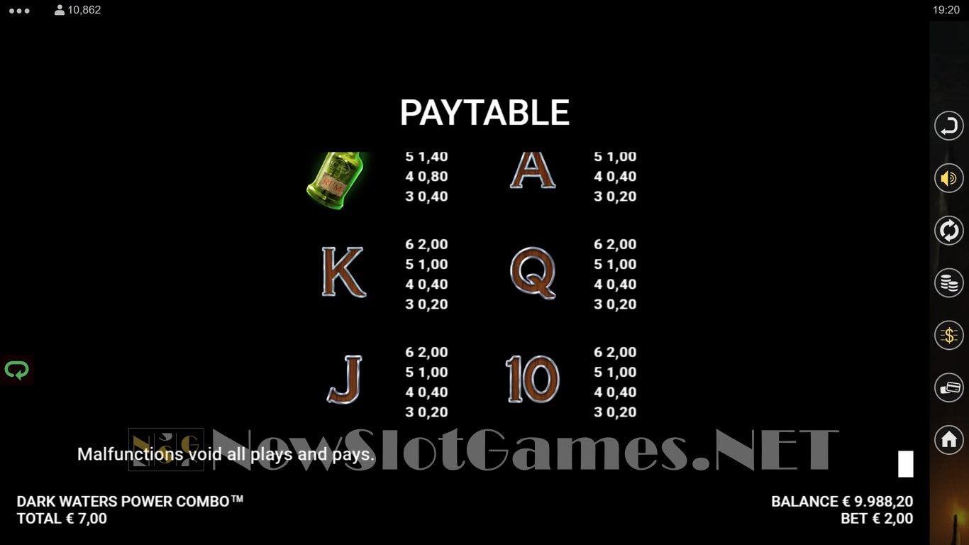 Dark Waters Power Combo Slot Slot Image in Demo - pic. 9