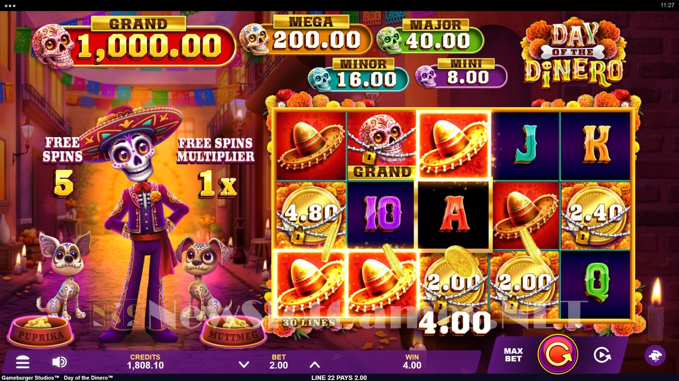 Day Of The Dinero Slot Slot Image in Demo - pic. 3