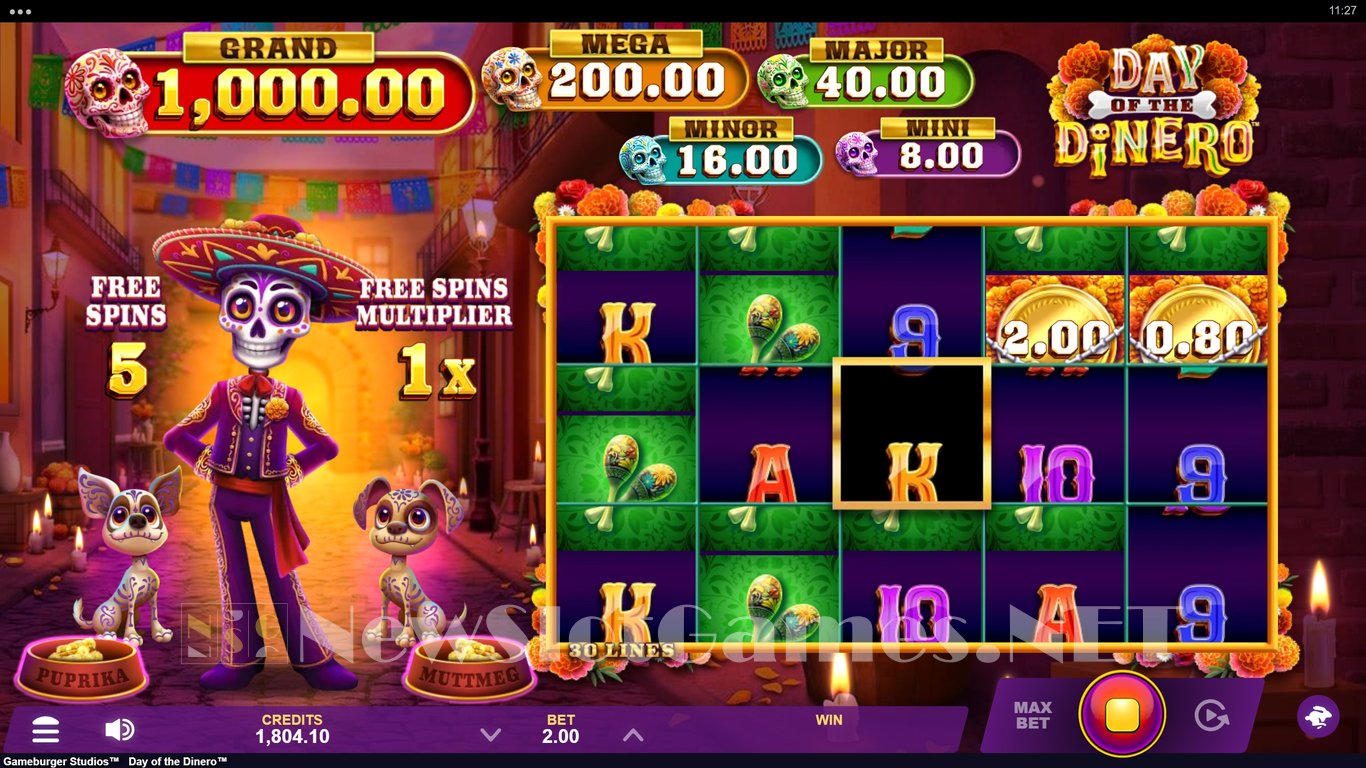 Day Of The Dinero Slot Slot Image in Demo - pic. 4