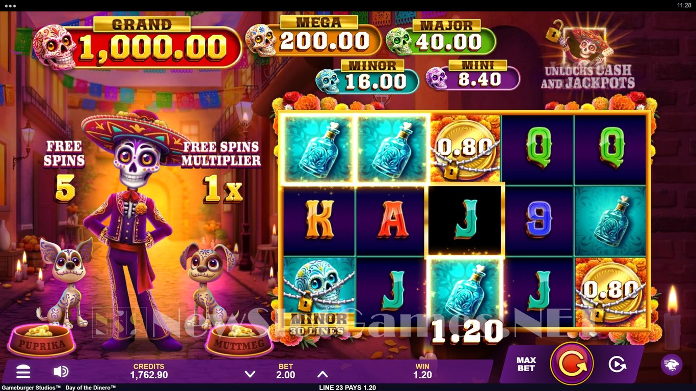 Day Of The Dinero Slot Slot Image in Demo - pic. 6