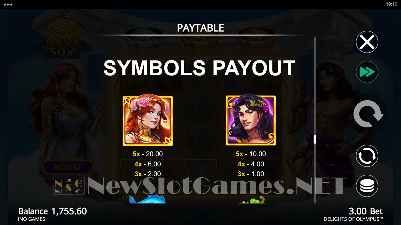 Delights of Olympus Slot Slot Image in Demo - pic. 15