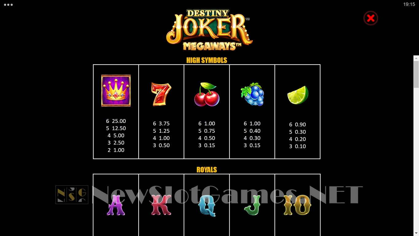 Destiny Joker Megaways Slot Slot Image in Demo - pic. 7