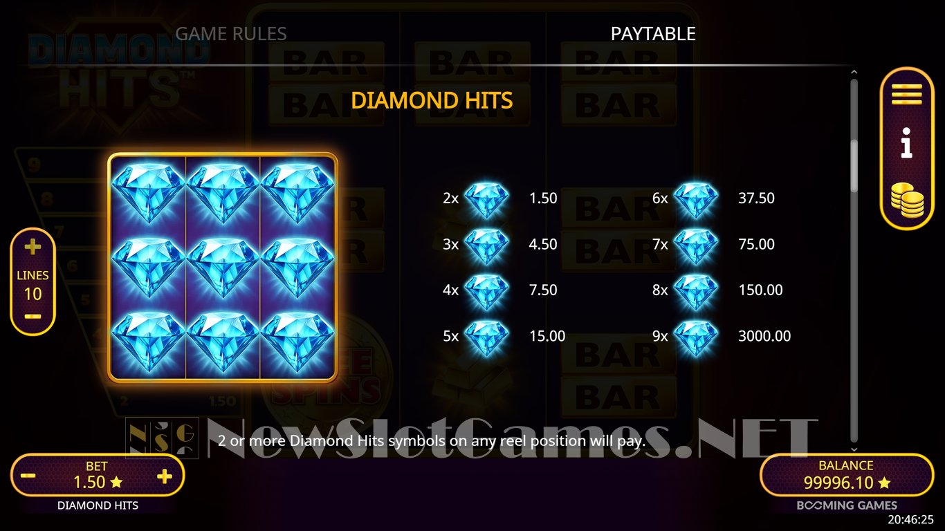 Diamond Hits Slot Slot Image in Demo - pic. 7
