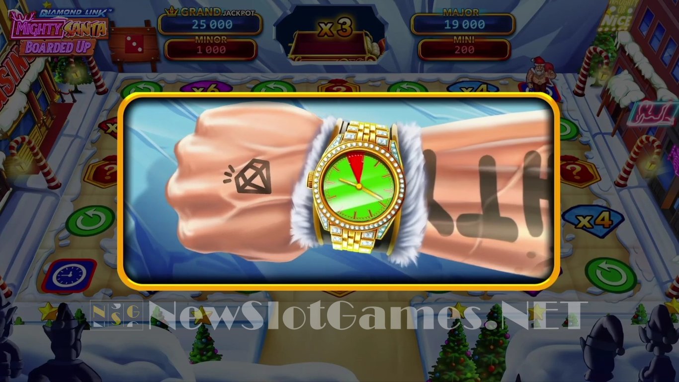 Diamond Link – Mighty Santa Boarded Up Slot Slot Image in Demo - pic. 6