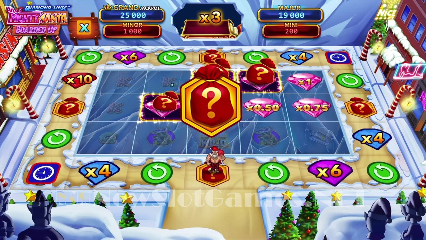 Diamond Link – Mighty Santa Boarded Up Slot Slot Image in Demo - pic. 7