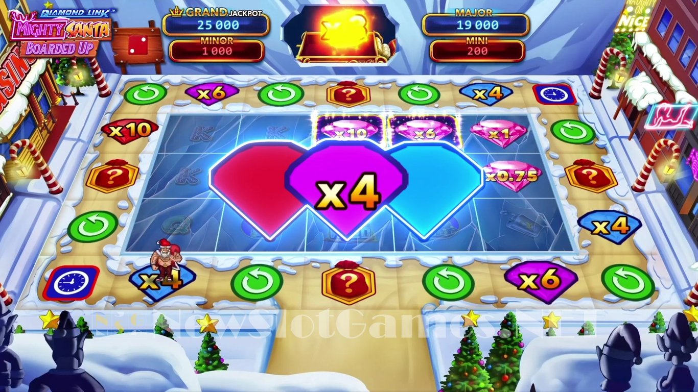 Diamond Link – Mighty Santa Boarded Up Slot Slot Image in Demo - pic. 9