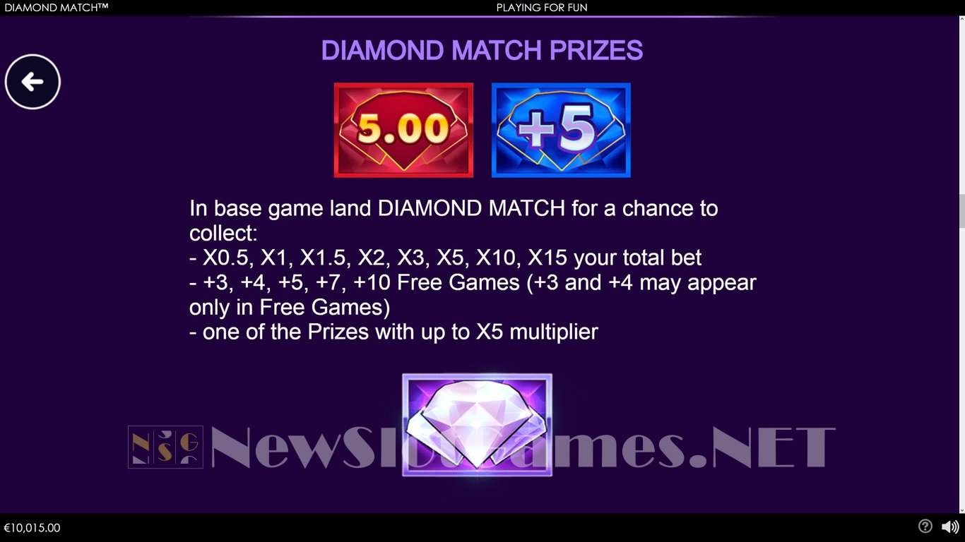 Diamond Match Deluxe Slot Slot Image in Demo - pic. 9