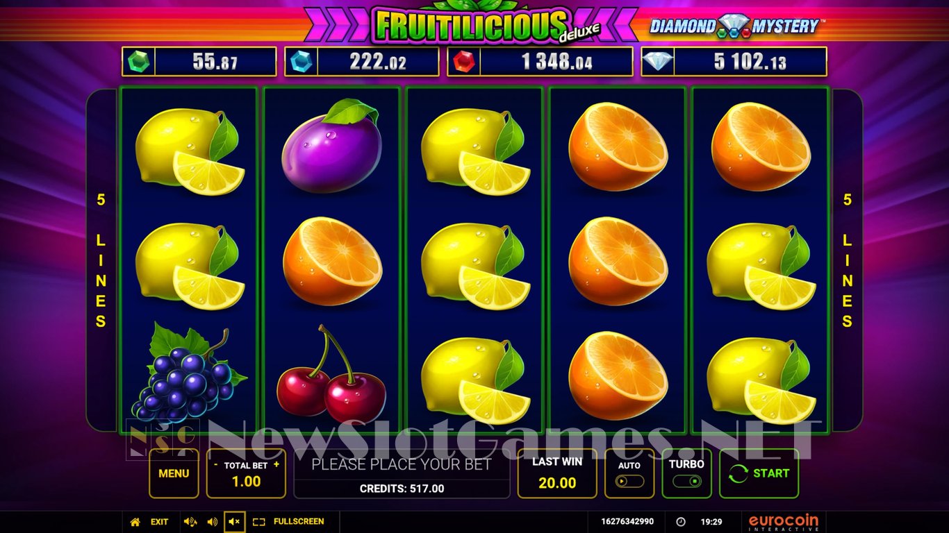 Diamond Mystery Fruitilicious Deluxe Slot Slot Image in Demo - pic. 2