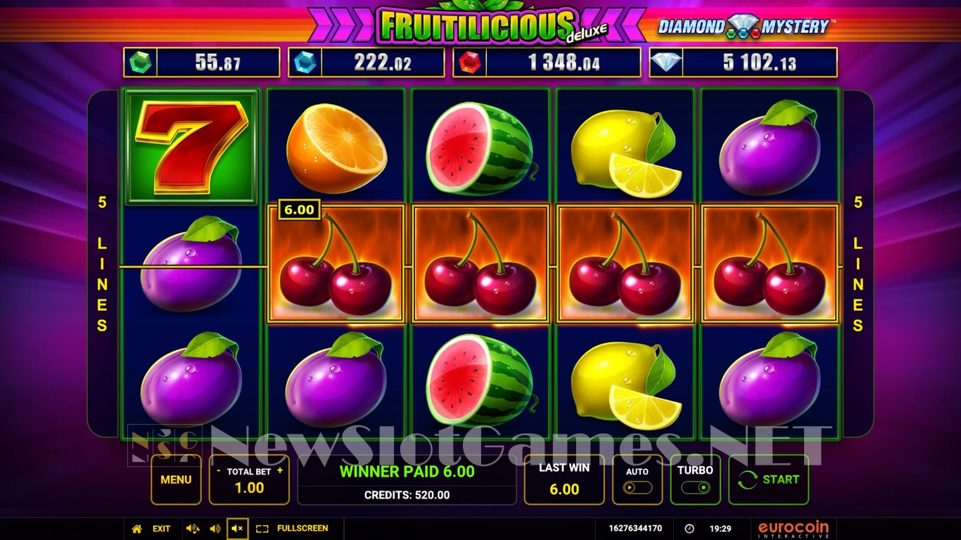 Diamond Mystery Fruitilicious Deluxe Slot Slot Image in Demo - pic. 3