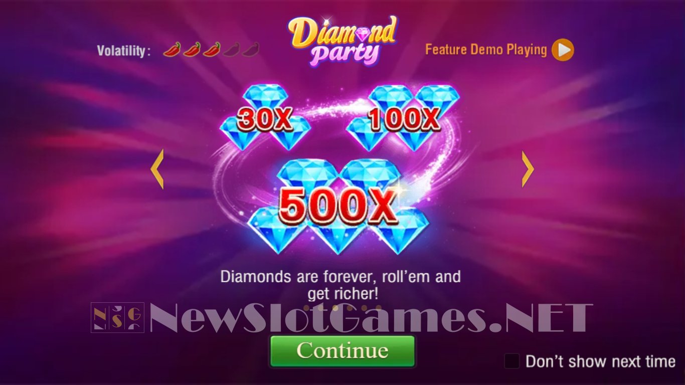 Diamond Party Slot Demo Image