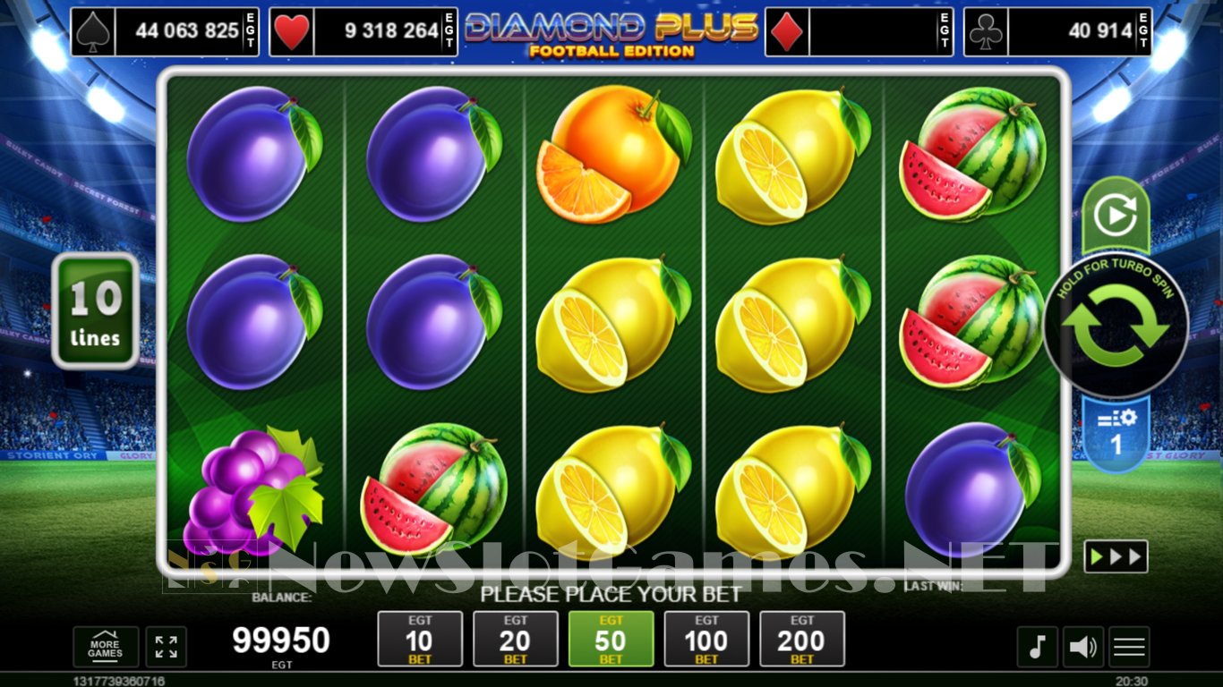 Diamond Plus Football Edition Slot Demo Image