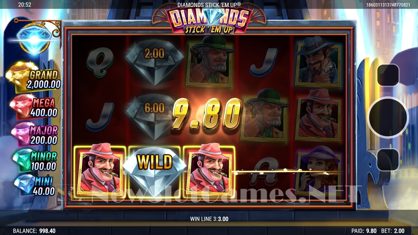 Diamonds Stick Em Up Slot Slot Image in Demo - pic. 10