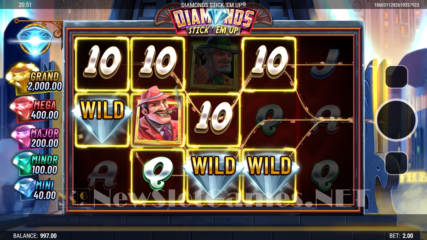 Diamonds Stick Em Up Slot Slot Image in Demo - pic. 6