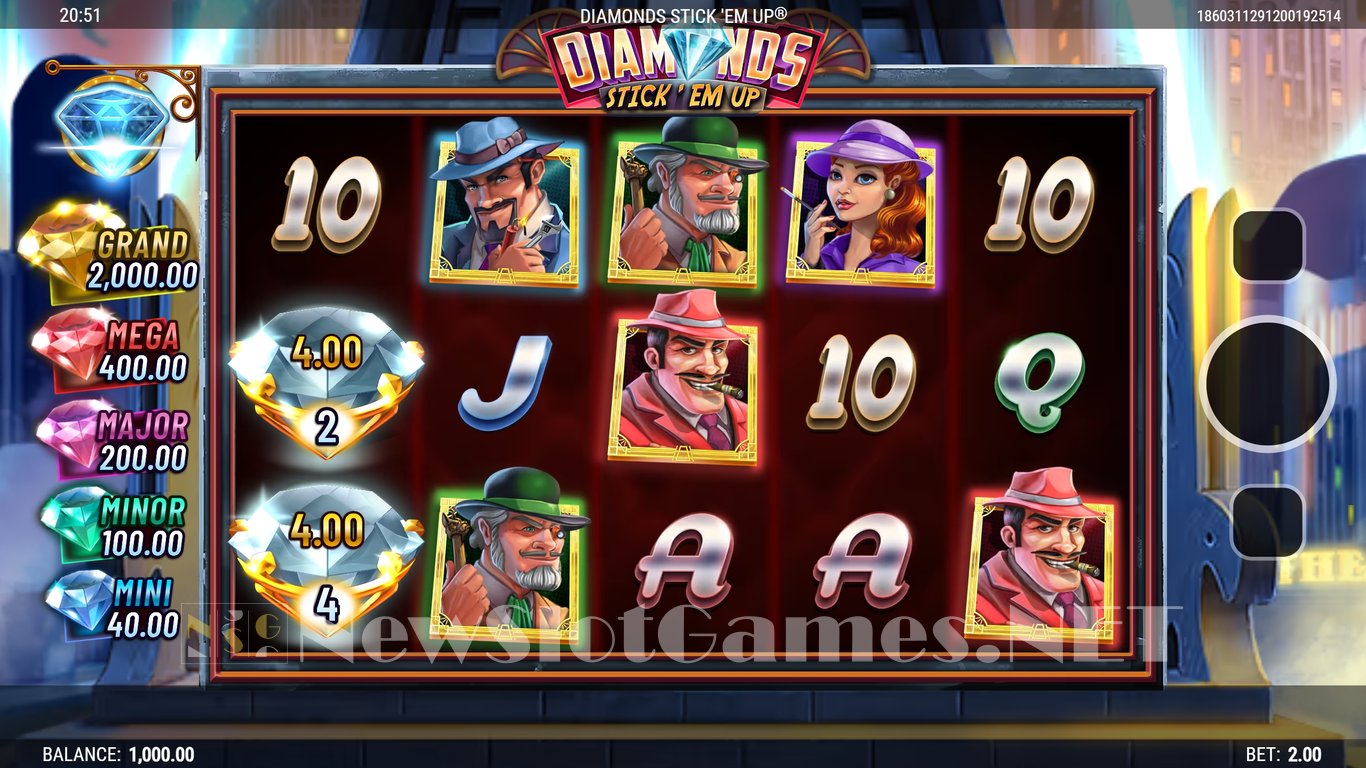 Diamonds Stick Em Up Slot Slot Image in Demo - pic. 8