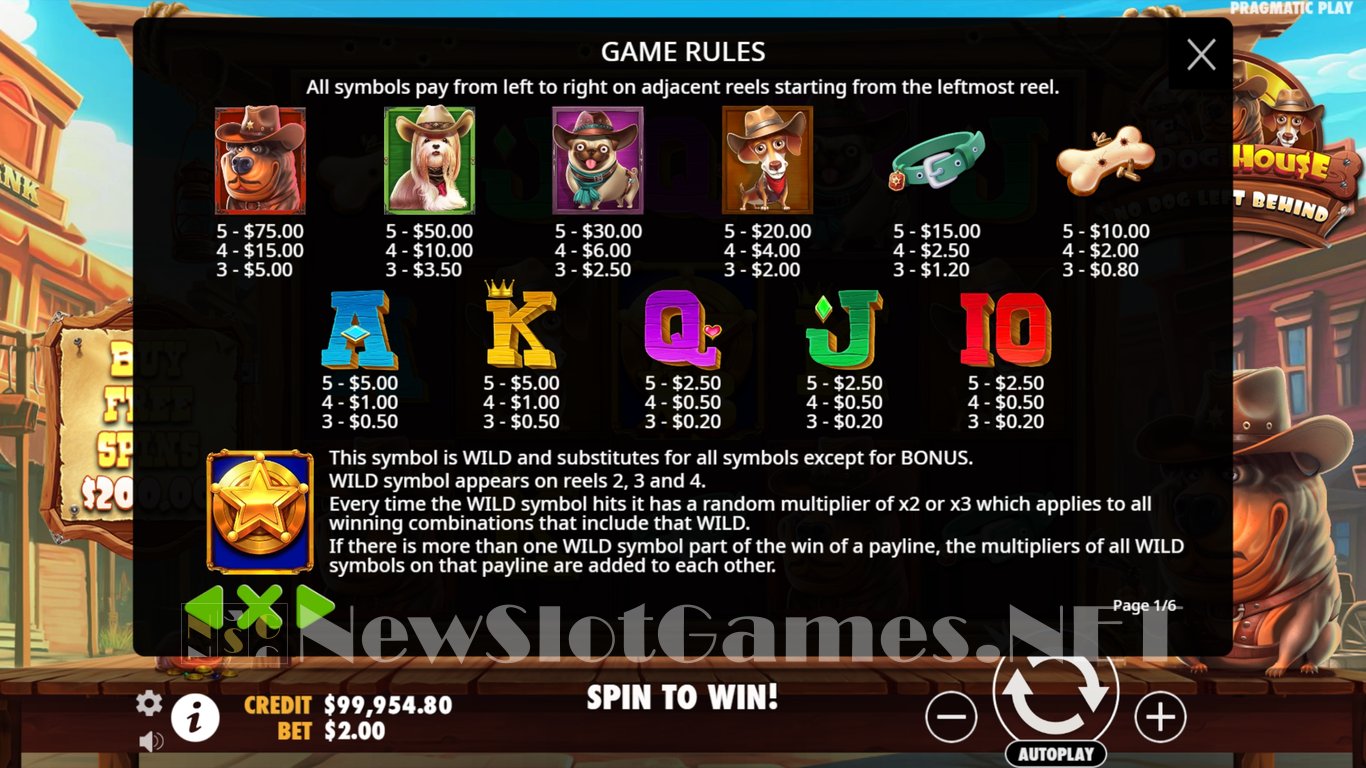 The Dog House - No Dog Left Behind Slot Slot Image in Demo - pic. 10