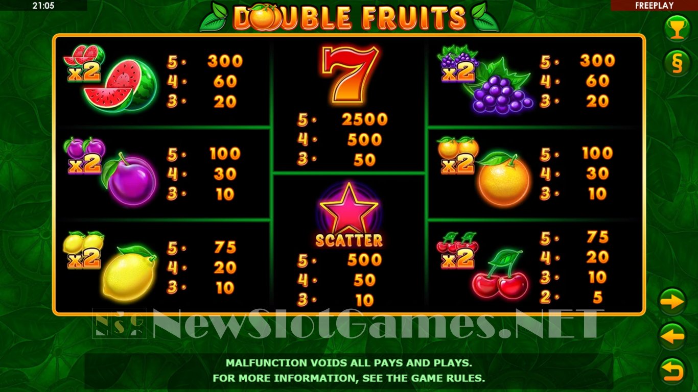 Double Fruits Slot Slot Image in Demo - pic. 7