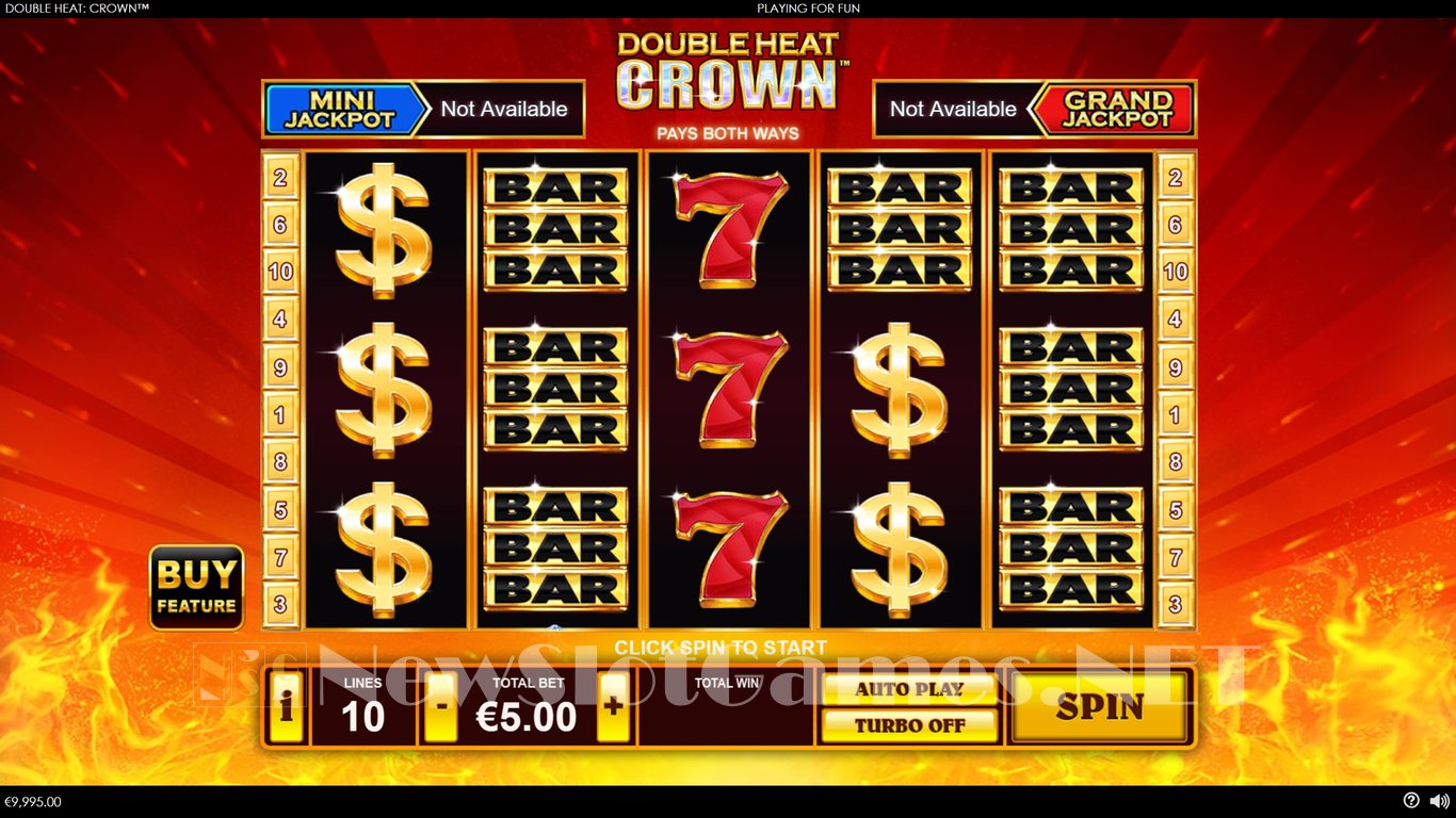 Double Heat Crown Slot Demo Image