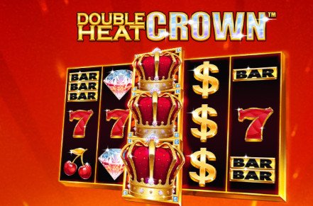 Double Heat Crown Slot Logo