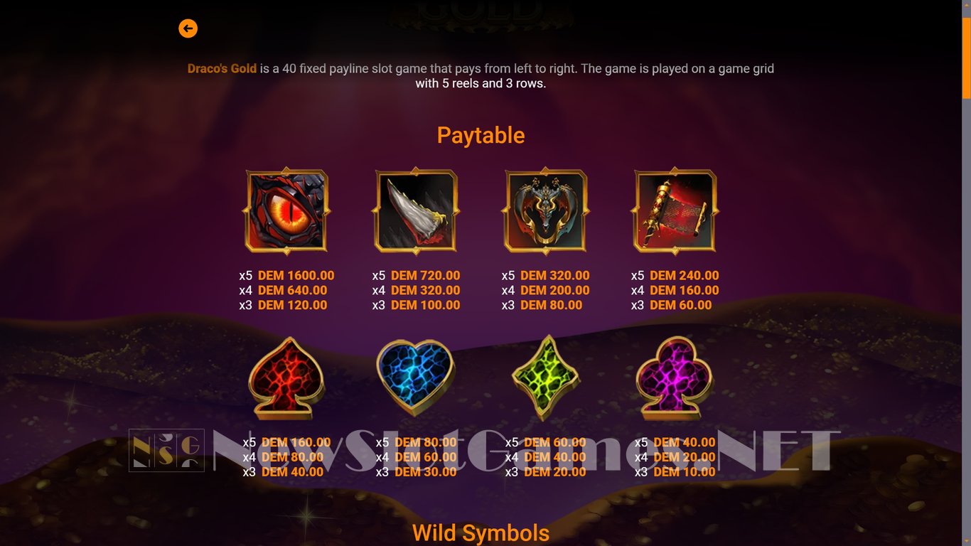Dracos Gold Slot Slot Image in Demo - pic. 7
