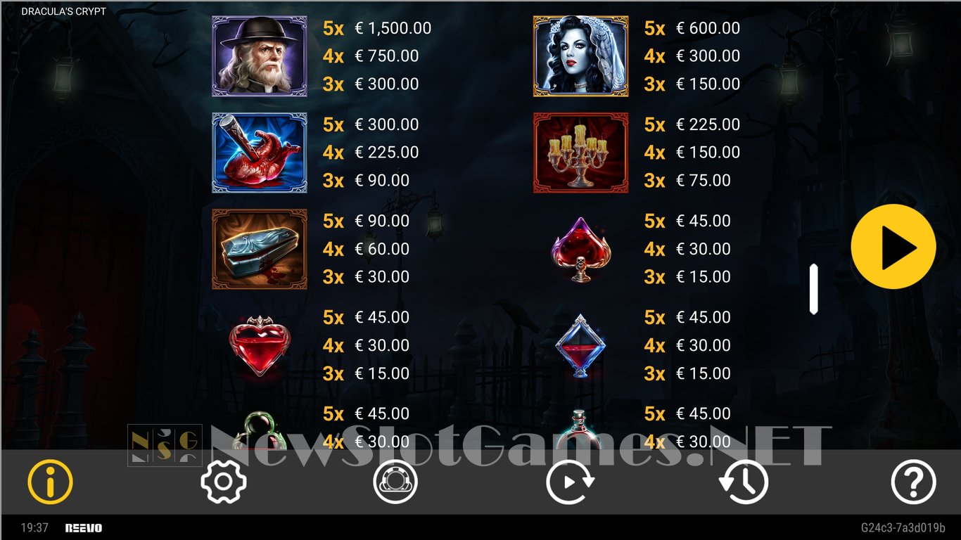 Draculas Crypt Slot Slot Image in Demo - pic. 11