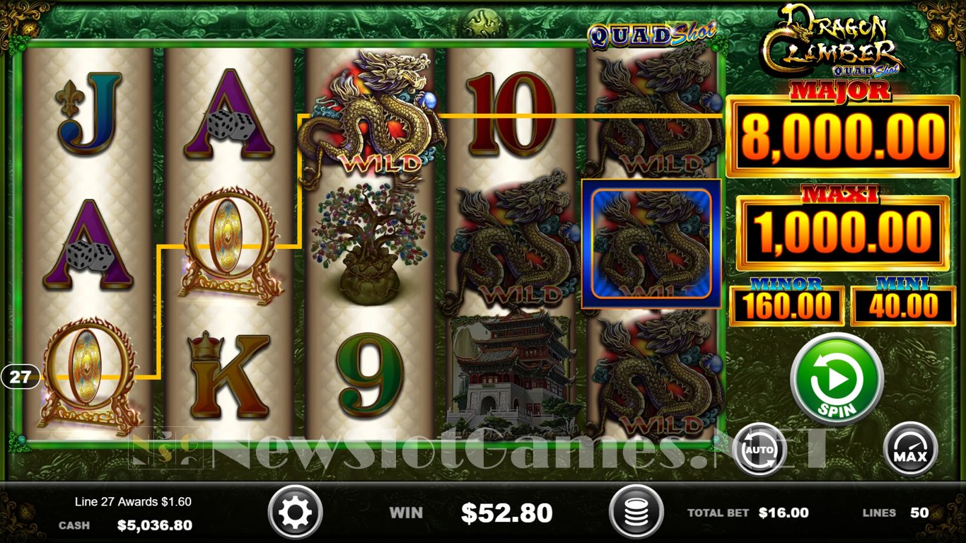 Dragon Climber Quad Shot Slot Slot Image in Demo - pic. 2