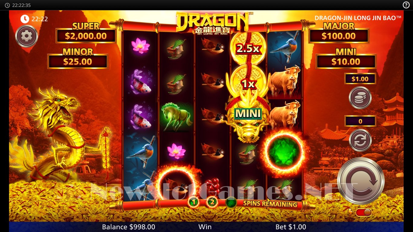 Dragon Jin Lon Lin Bao Slot Slot Image in Demo - pic. 2