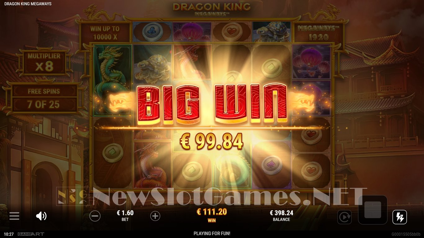 Dragon King Megaways Slot Slot Image in Demo - pic. 10