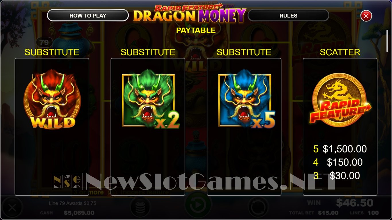 Dragon Money Rapid Feature Slot Slot Image in Demo - pic. 4