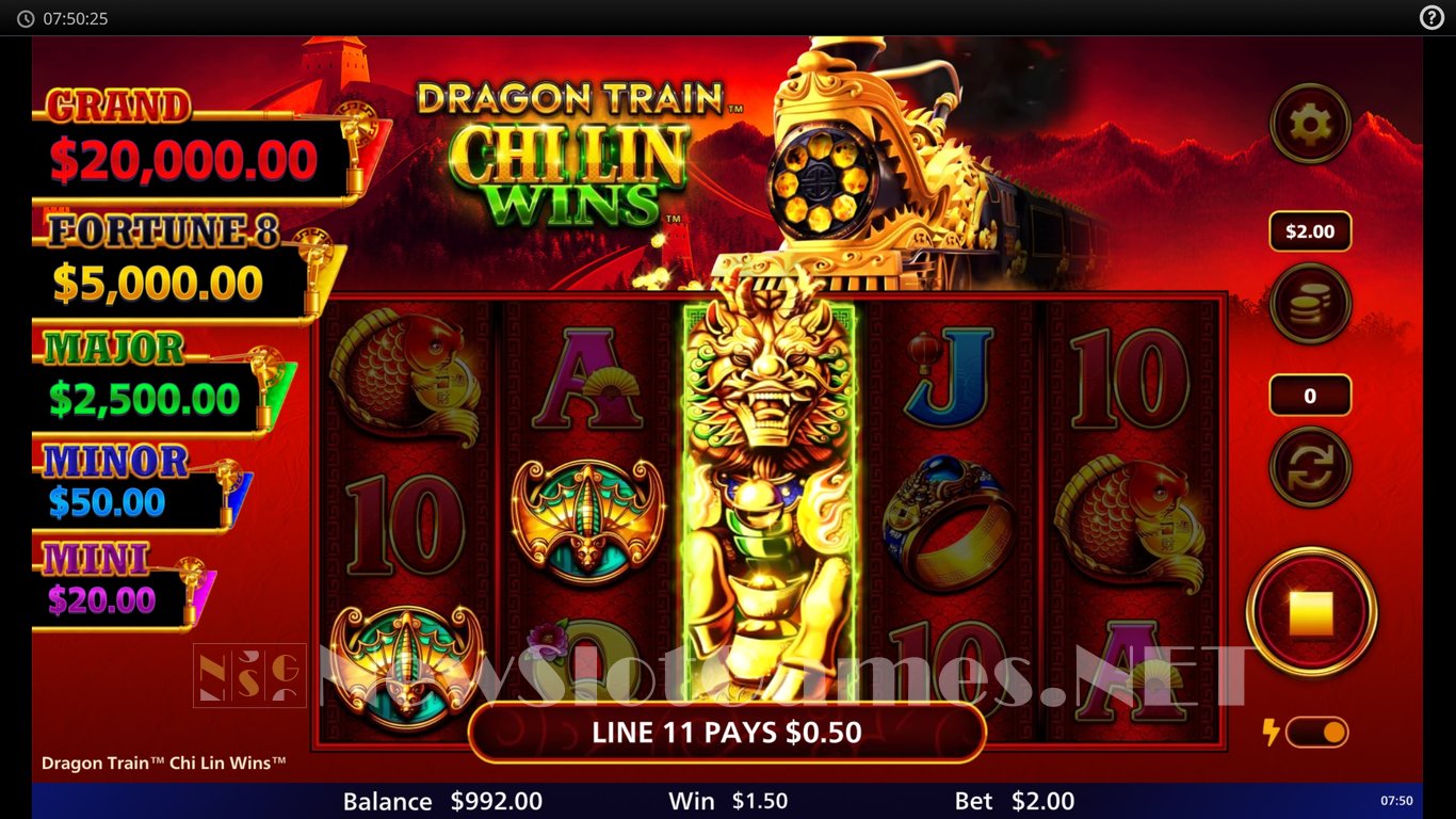 Dragon Train Chi Lin Wins Slot Slot Image in Demo - pic. 5
