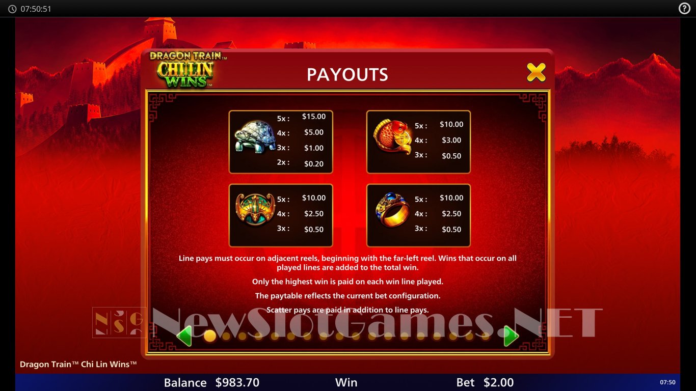 Dragon Train Chi Lin Wins Slot Slot Image in Demo - pic. 9