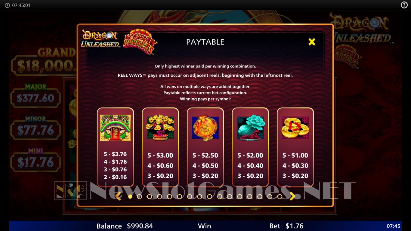Dragon Unleashed Prosperity Packets Slot Slot Image in Demo - pic. 8