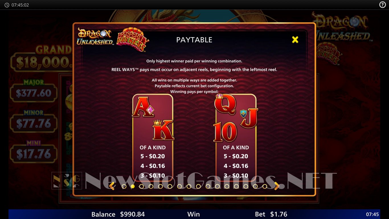 Dragon Unleashed Prosperity Packets Slot Slot Image in Demo - pic. 9
