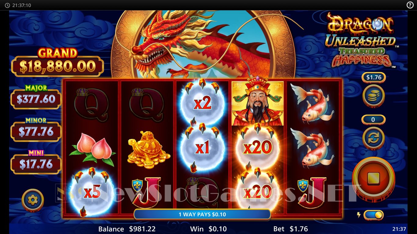 Dragon Unleashed Treasured Happiness Slot Slot Image in Demo - pic. 7