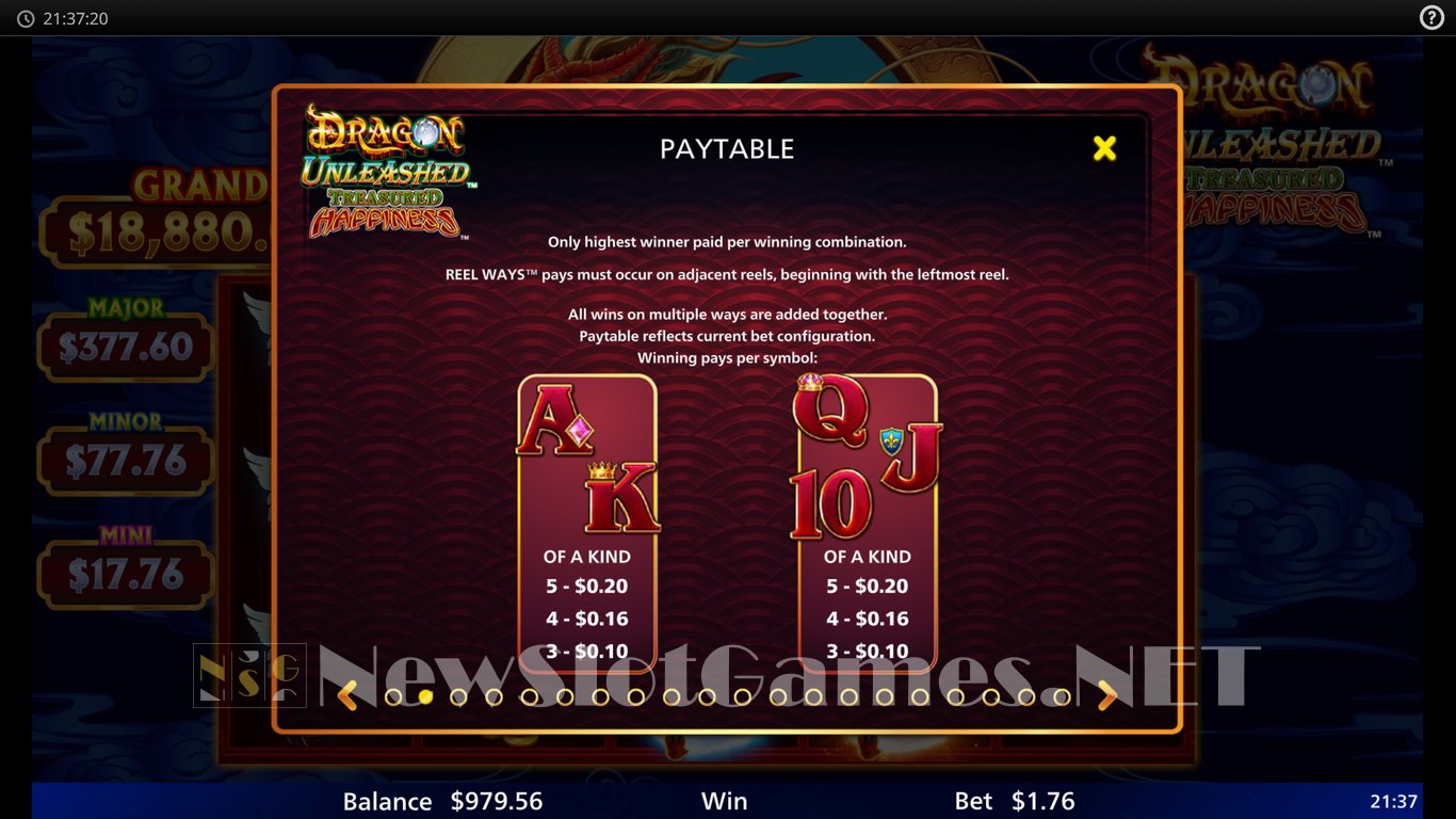 Dragon Unleashed Treasured Happiness Slot Slot Image in Demo - pic. 9