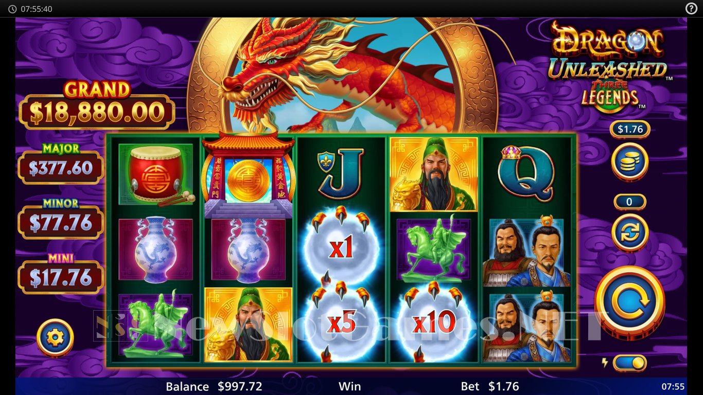 Dragon Unleashed Three Legends Slot Slot Image in Demo - pic. 2
