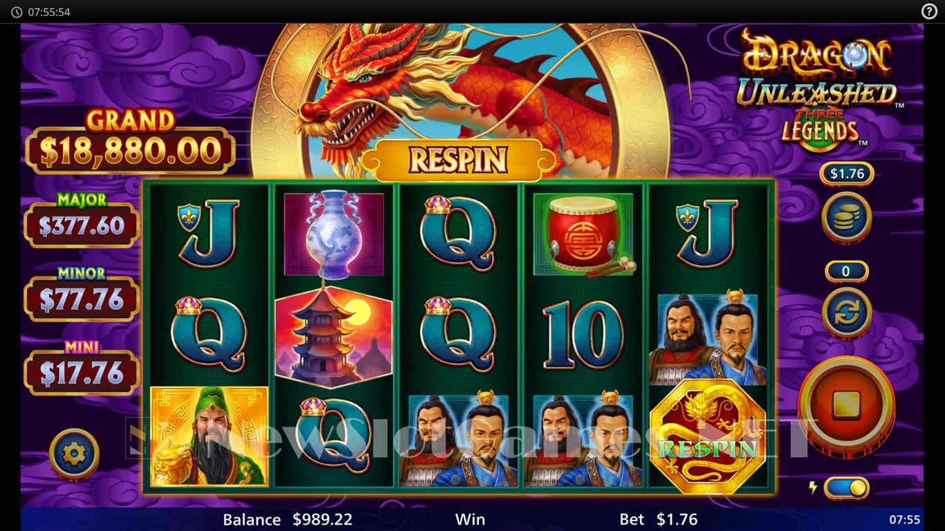 Dragon Unleashed Three Legends Slot Slot Image in Demo - pic. 4