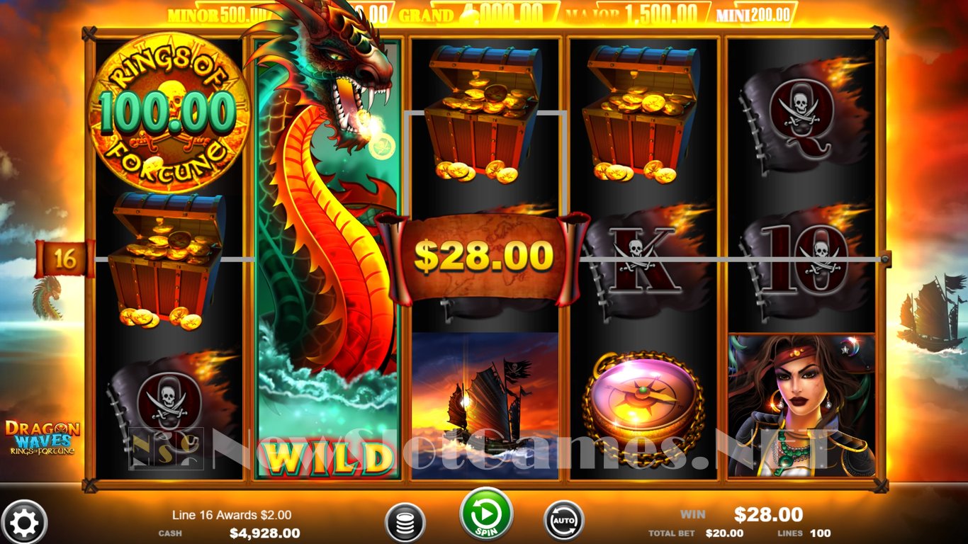 Dragon Waves Rings of Fortune Slot Slot Image in Demo - pic. 3