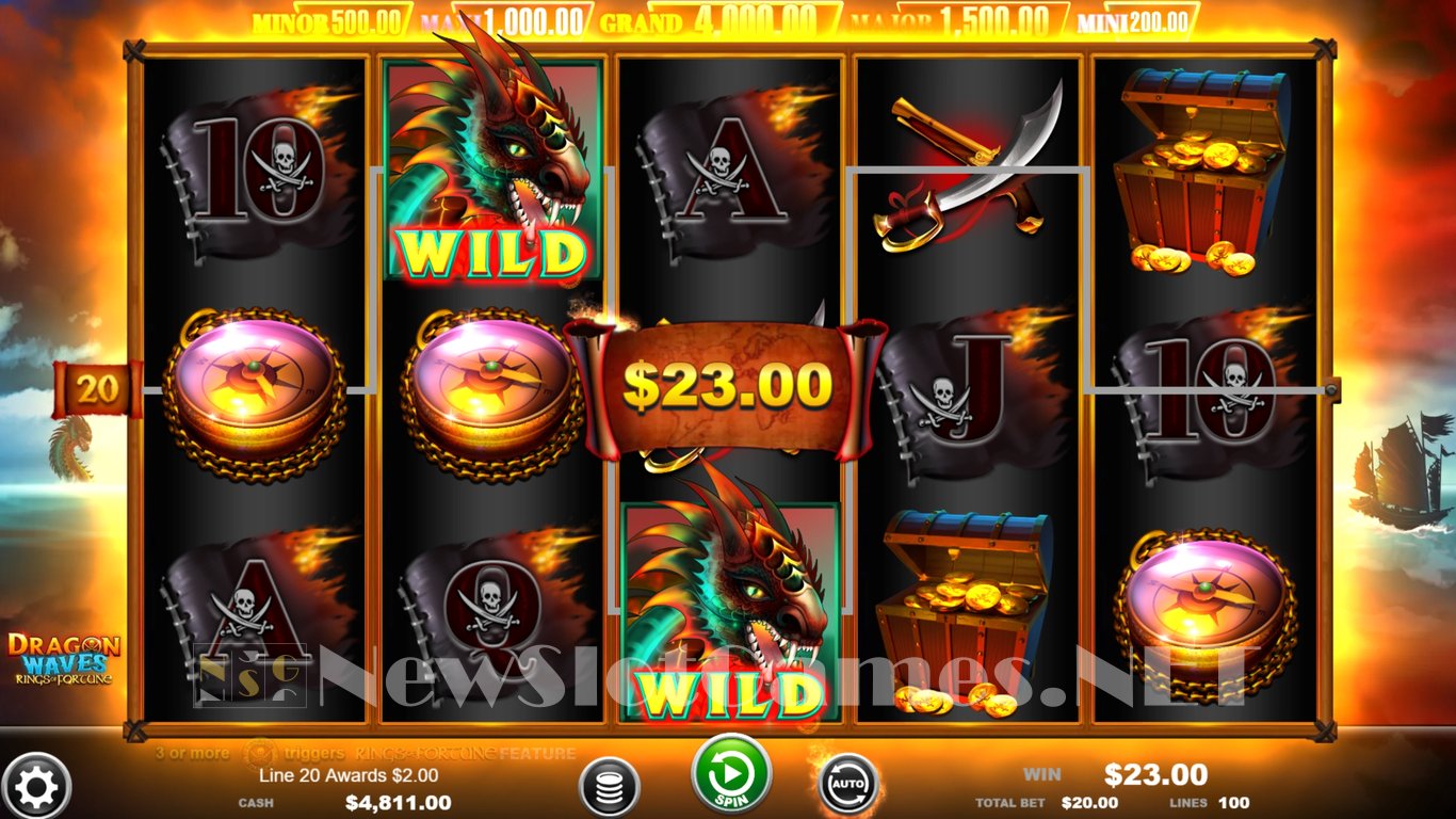 Dragon Waves Rings of Fortune Slot Slot Image in Demo - pic. 5