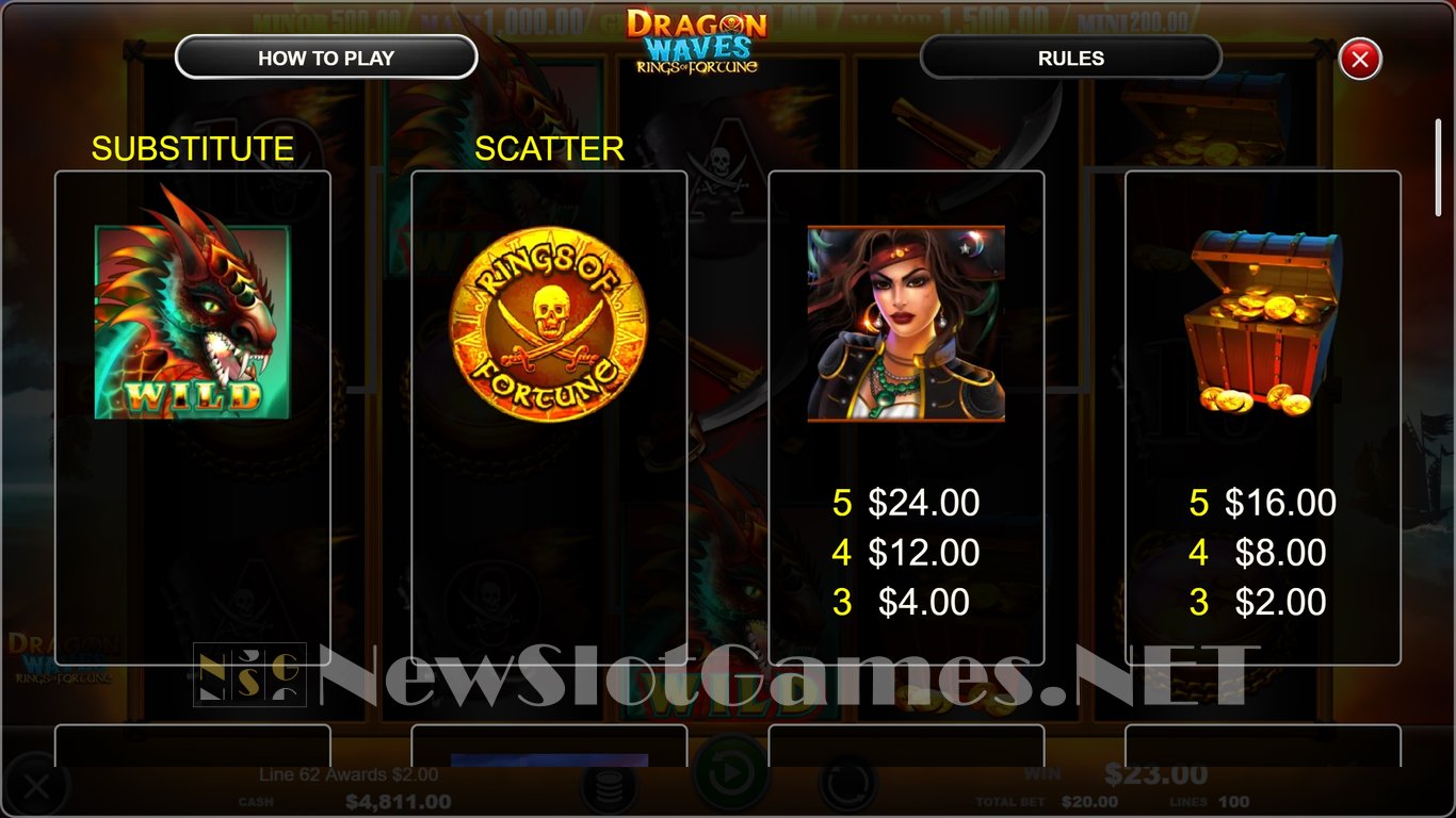 Dragon Waves Rings of Fortune Slot Slot Image in Demo - pic. 6