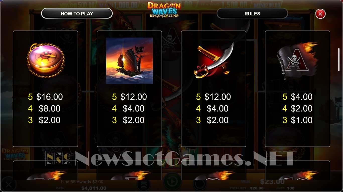 Dragon Waves Rings of Fortune Slot Slot Image in Demo - pic. 7
