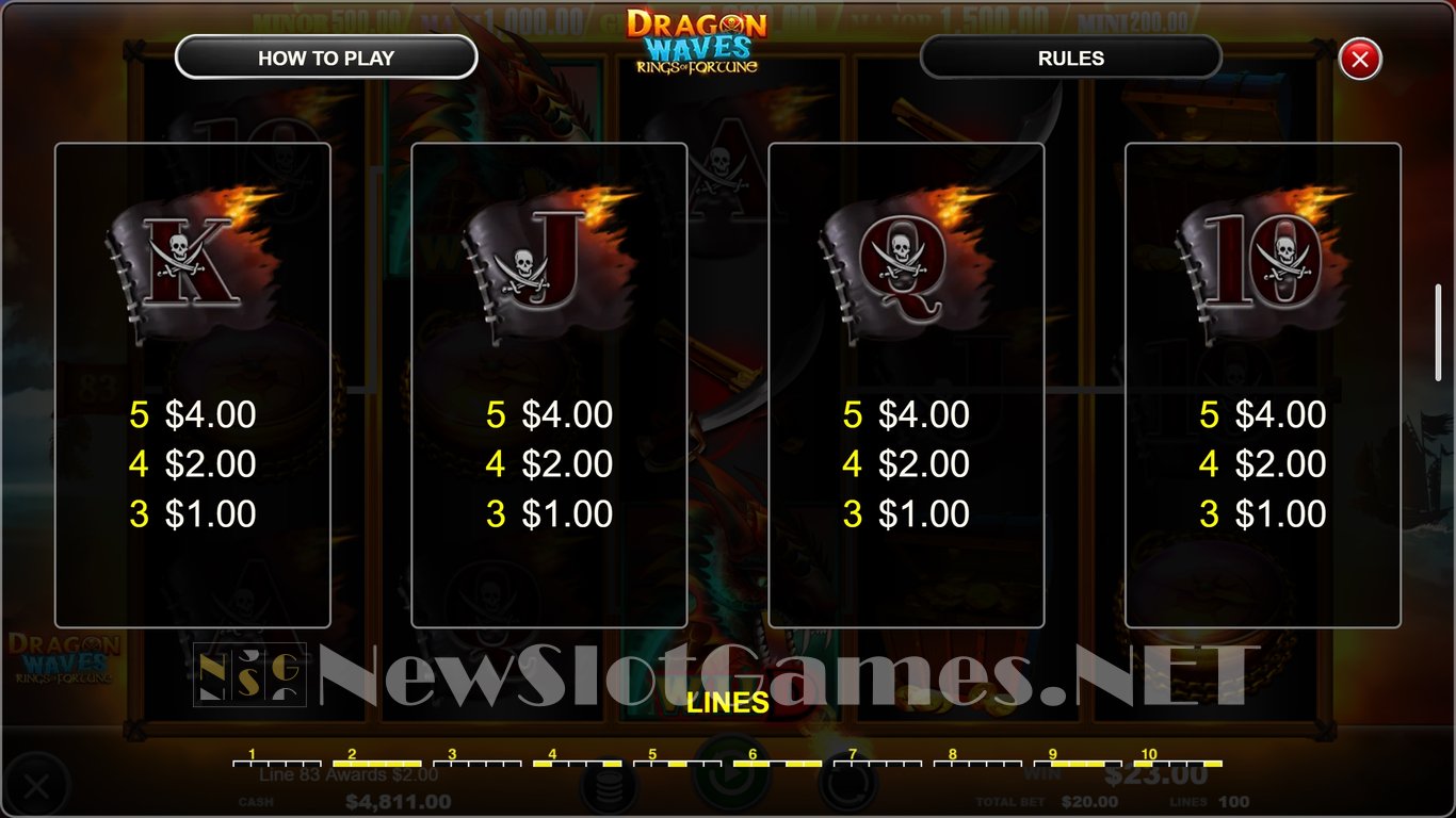 Dragon Waves Rings of Fortune Slot Slot Image in Demo - pic. 8