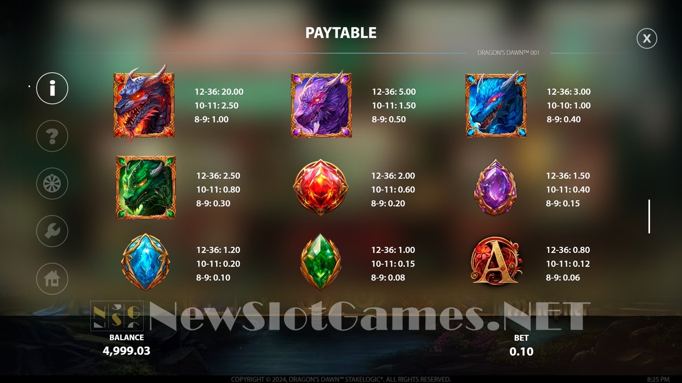 Dragons Dawn Slot Slot Image in Demo - pic. 7