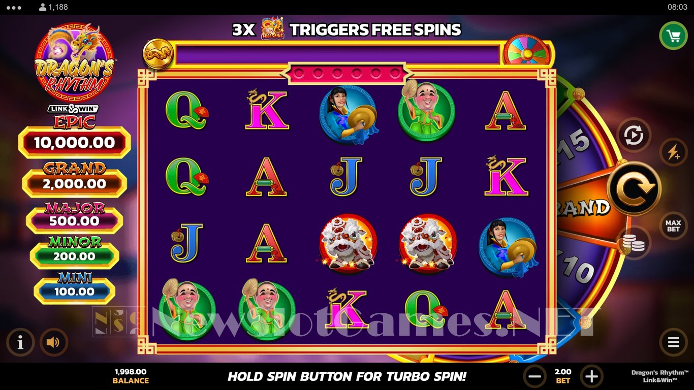 Dragons Rhythm Link & Win Slot Slot Image in Demo - pic. 2