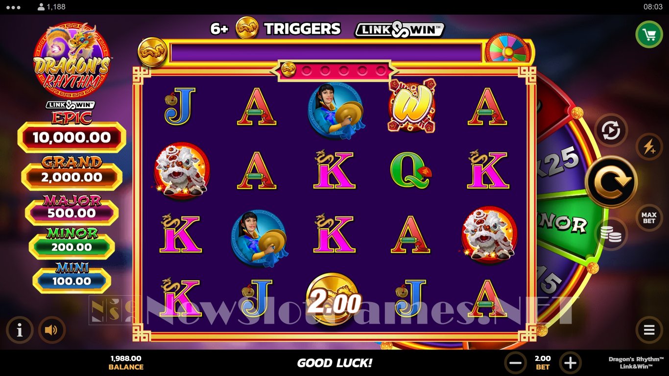 Dragons Rhythm Link & Win Slot Slot Image in Demo - pic. 3