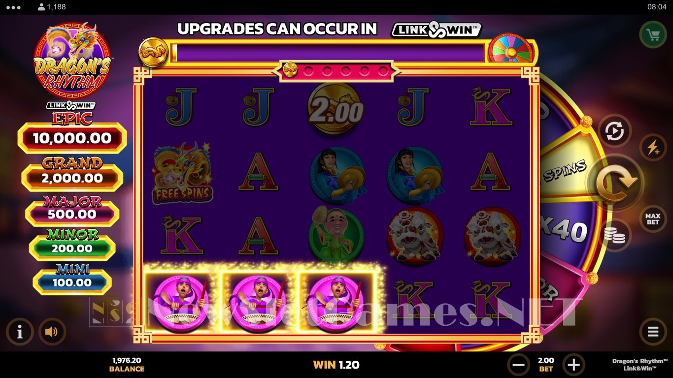 Dragons Rhythm Link & Win Slot Slot Image in Demo - pic. 4