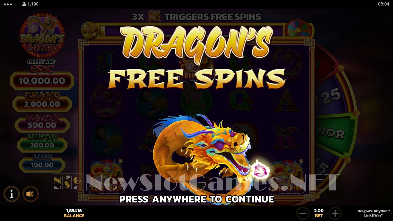 Dragons Rhythm Link & Win Slot Slot Image in Demo - pic. 7