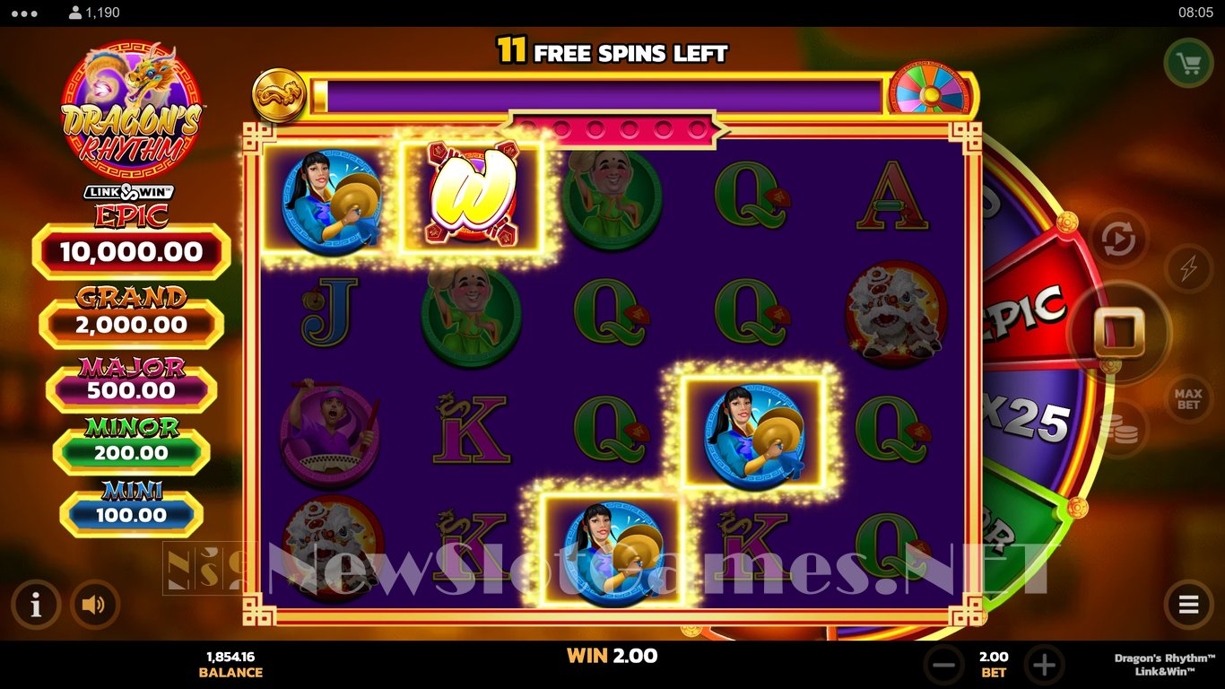 Dragons Rhythm Link & Win Slot Slot Image in Demo - pic. 9