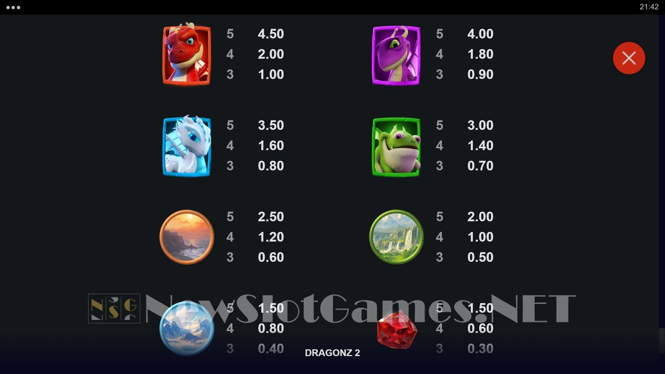 Dragonz 2 Slot Slot Image in Demo - pic. 8