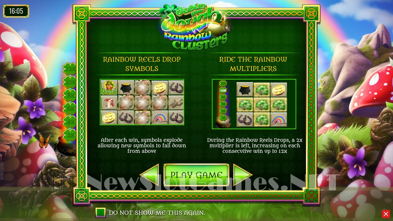 Dublin Your Dough Rainbow Clusters Slot Demo Image